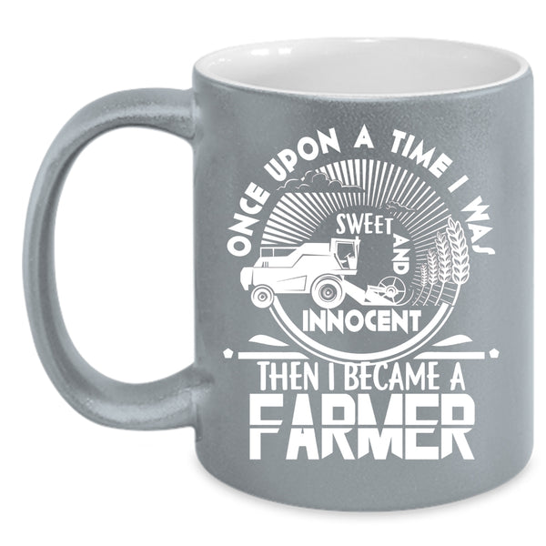 I Became A Farmer Coffee Mug, Cute Farmers Coffee Cup
