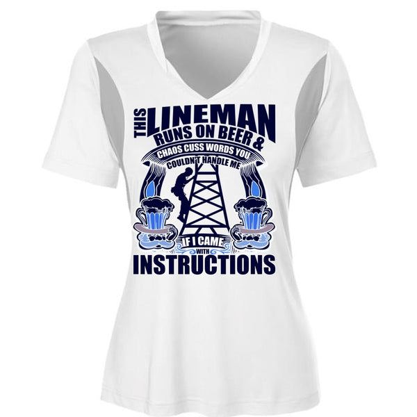 This Lineman Runs On Beer T Shirt, I Love Lineman T Shirt, Awesome T-Shirts
