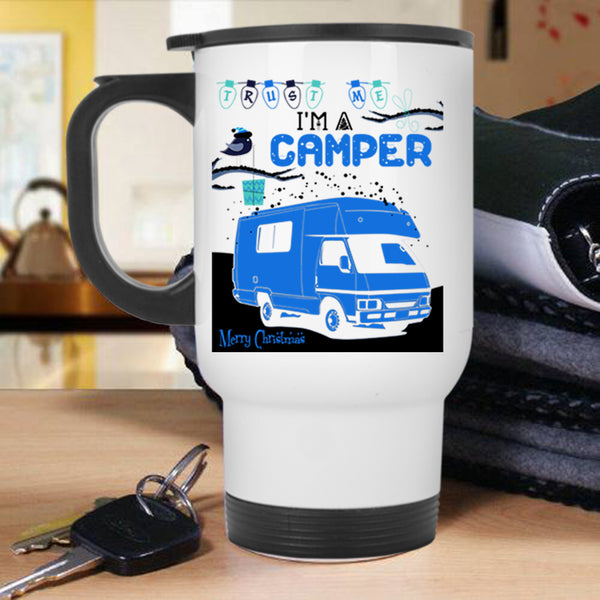 Christmas Gift For Camper Travel Mug, I'm A Camper Mug