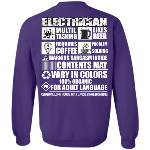 Likes Beer T Shirt, I Love Electrician Sweatshirt
