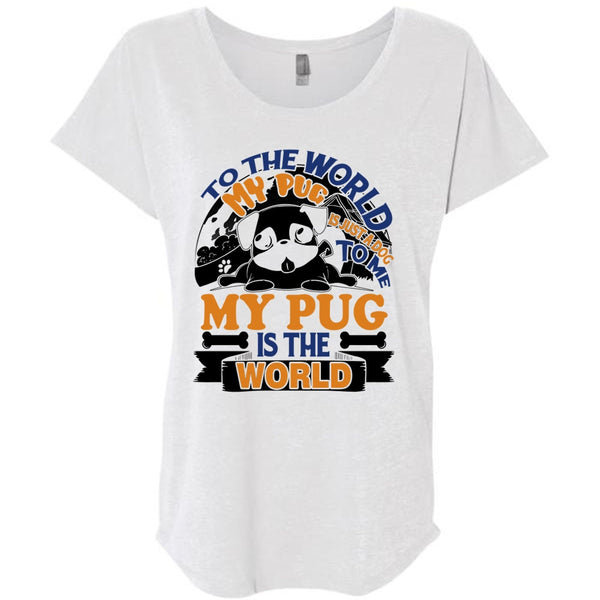 To The World My Pug Is Just A Dog To Me T Shirt, I Like Pug T Shirt, Awesome T-Shirts
