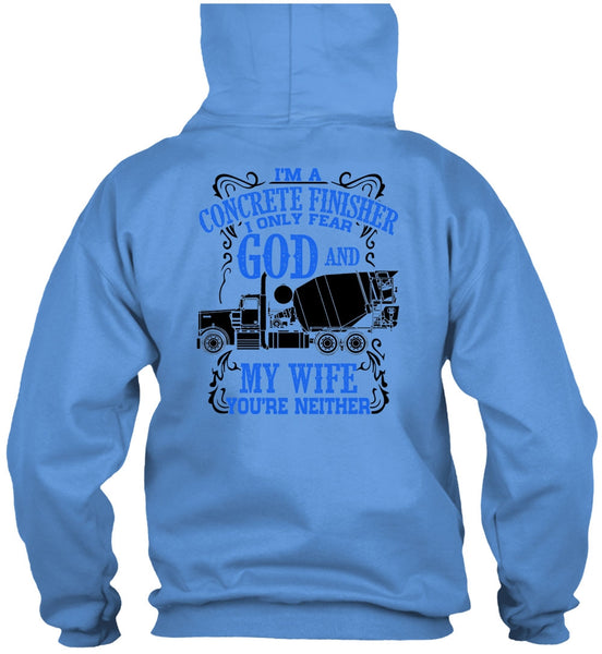 I'm Concrete Finisher T Shirt, I Love Wife T Shirt