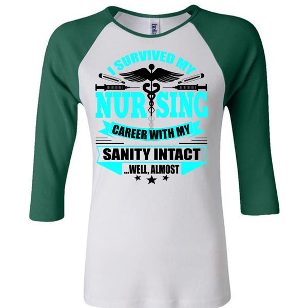 I Survived My Nursing T Shirt, I Love Nursing T Shirt, Awesome T-Shirts