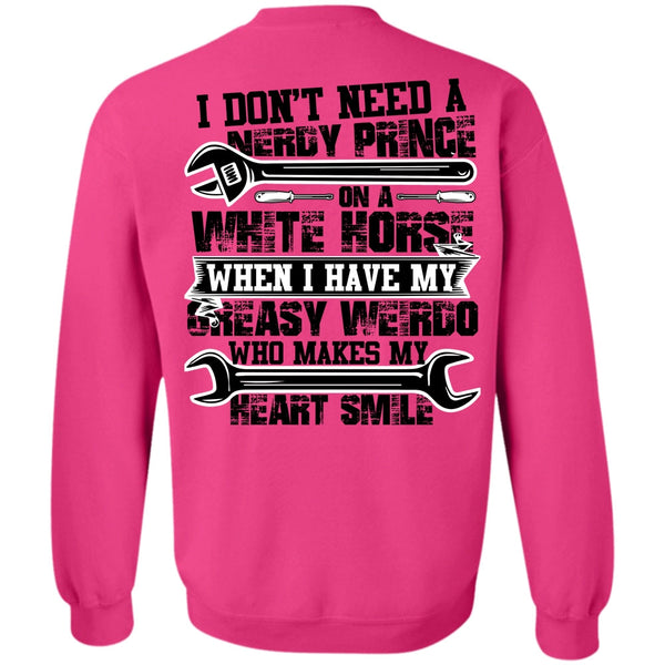 I Love Mechanic T Shirt, Makes My Heart Smile Sweatshirt