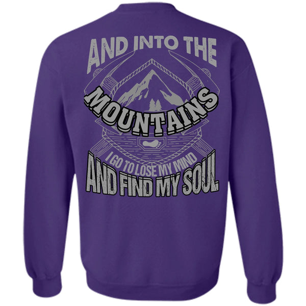 Find My Soul T Shirt, I Love Mountain Sweatshirt