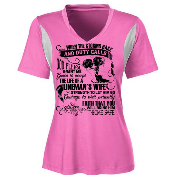 The Life Of A Lineman's Wife T Shirt, I Love Lineman T Shirt, Awesome T-Shirts