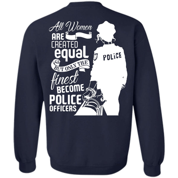 Become Police Officer T Shirt, I Love Police Sweatshirt