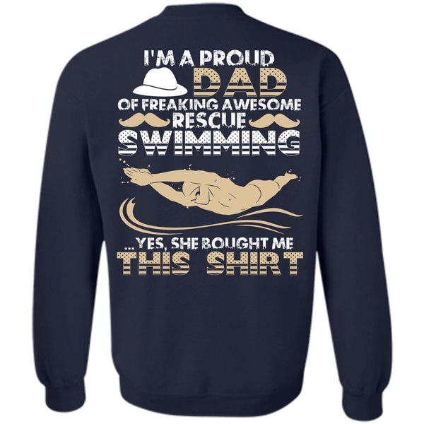I Love Swimming T Shirt, Rescue Swimming Sweatshirt