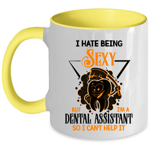 Cute Dentist Coffee Mug, I'm A Dental Assistant Accent Mug