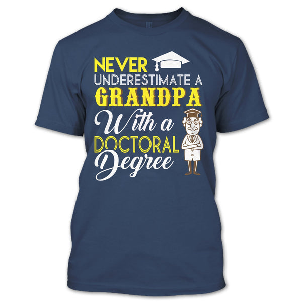 A black t-shirt with the shopify logo