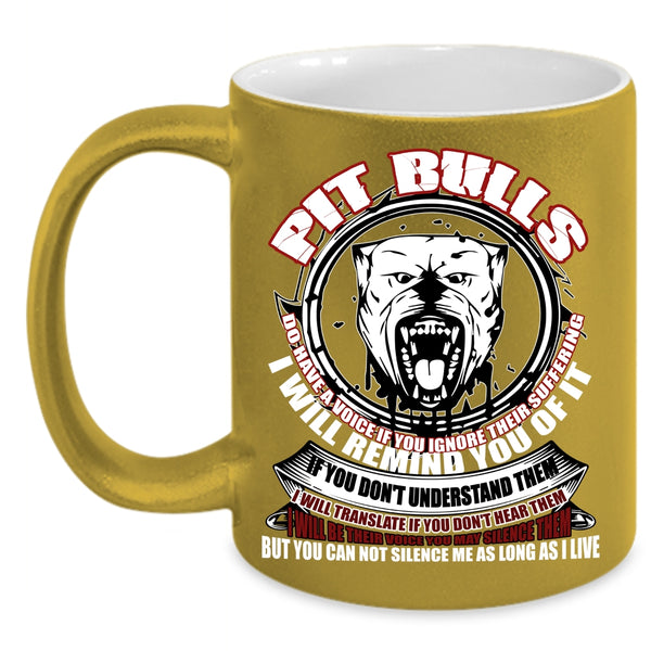 Pit Bulls Coffee Mug, Cool Gift For Pitbull Owner Coffee Cup