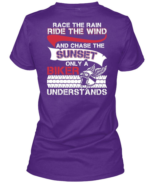 Only A Biker Understand T Shirt, Ride The Wind T Shirt