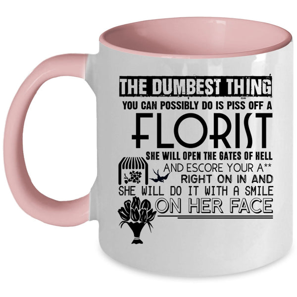 Cute Gift For Florist Coffee Mug, Florist Accent Mug