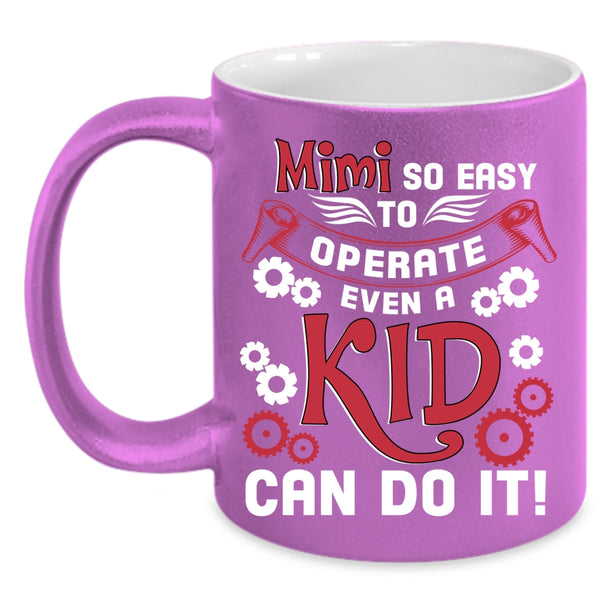 Mimi So Easy To Operate Coffee Mug, Cute Kids Coffee Cup
