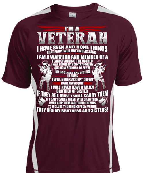 I'm A Veteran T Shirt, My Brothers And Sisters T Shirt, Cool Shirt