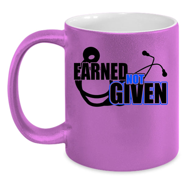 Awesome Nurses Coffee Mug, Earned Not Given Accent Mug