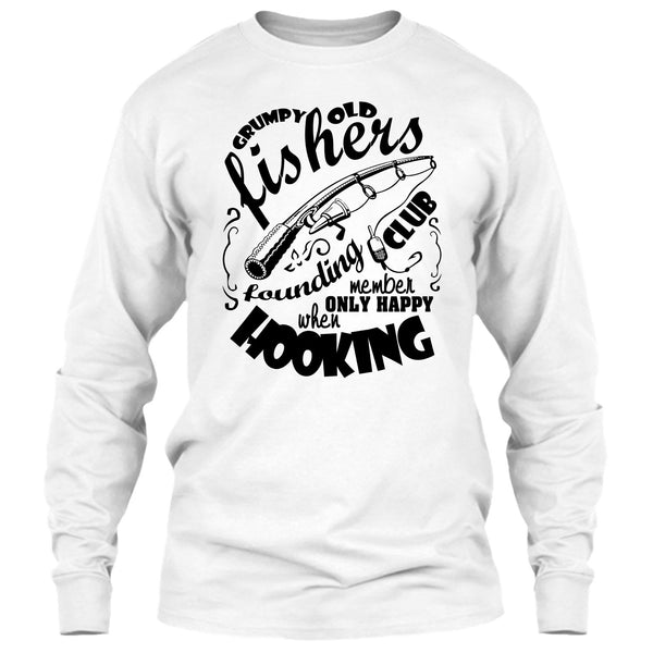 Grumpy Old Fishers T Shirt, Coolest Fishing T Shirt