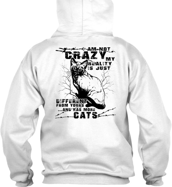 I Am Not Crazy T Shirt, I Love Cats T Shirt