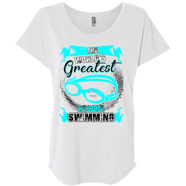 The World's Greatest Rescue Swimming T Shirt, I Love Swimming T Shirt, Awesome T-Shirts