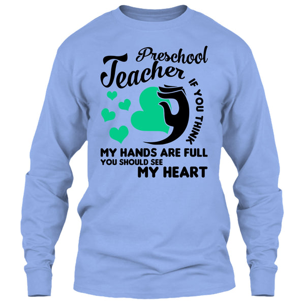 Preschool Teacher T Shirt, Teacher's Day Gift T Shirt