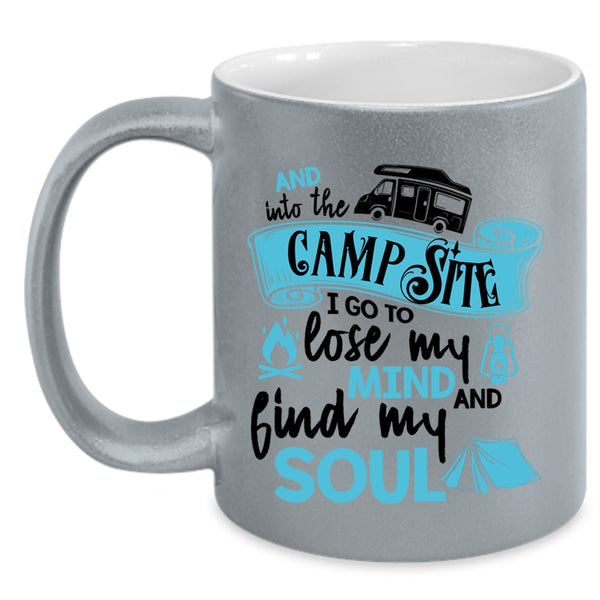 Lose My Mind And Find My Soul Coffee Mug, Into The Campsite Accent Mug