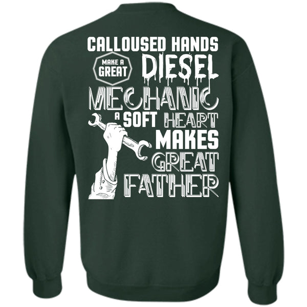 Makes Great Father T Shirt, I Love Mechanic Sweatshirt