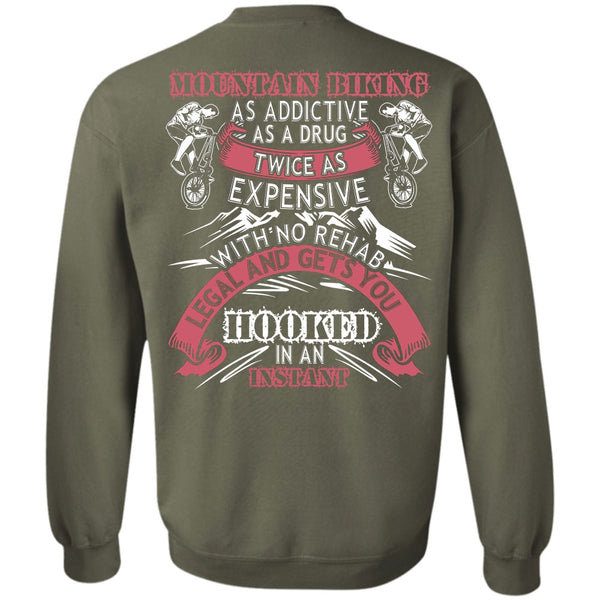 Gets You Hooked T Shirt, I Love Biker Sweatshirt