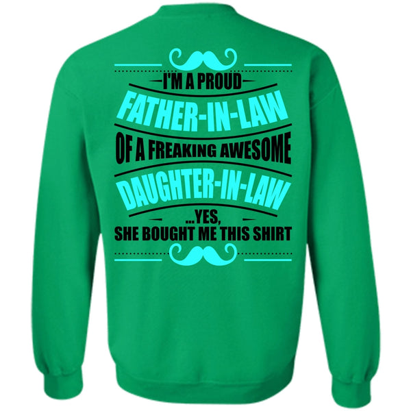 I Love Father T Shirt, I'm A Proud Father In Law Sweatshirt