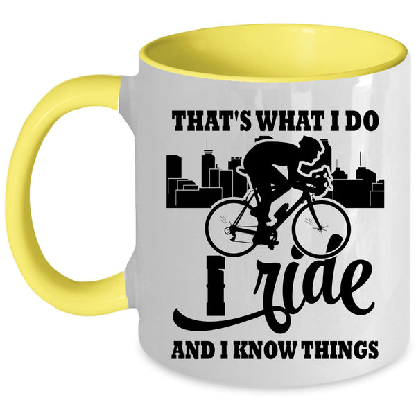 I Love Riding Coffee Mug, I Ride Accent Mug