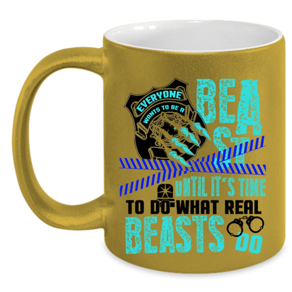 Cool Gift For Police Coffee Mug, Awesome Policeman Accent Mug