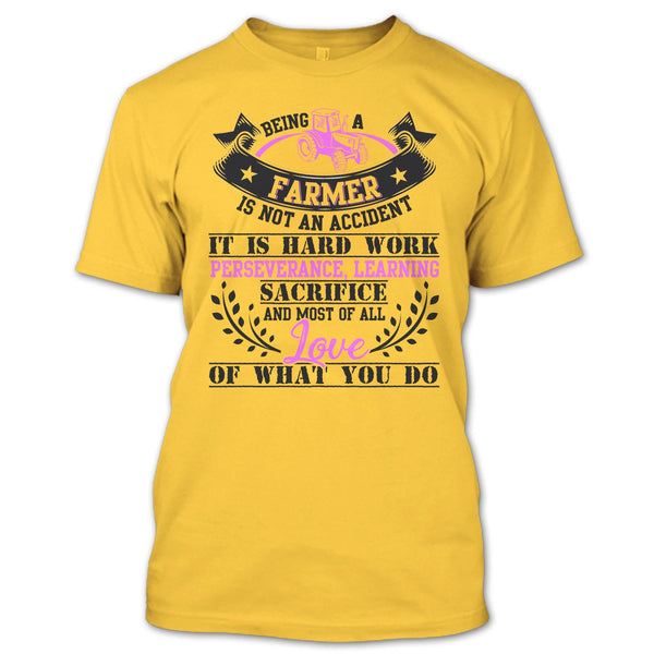Being A Farmer Is Not An Accident T Shirt, Coolest Farmer T Shirt