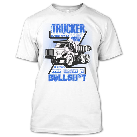 A black t-shirt with the shopify logo