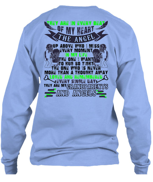 Grandparents And Angels T Shirt, I Love Papa T Shirt