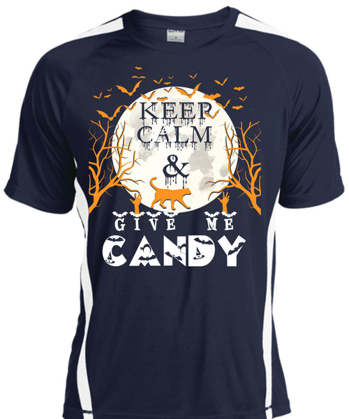 Keep Calm And Give Me Candy T Shirt, I Love Christmas T Shirt, Cool Shirt