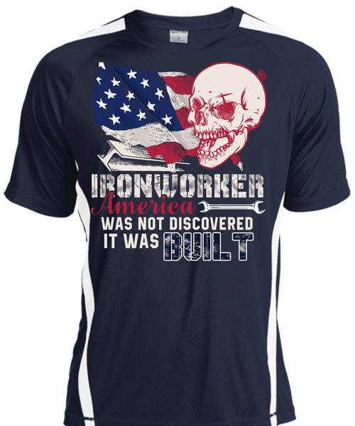Ironworker America T Shirt, It Was Built T Shirt, Cool Shirt