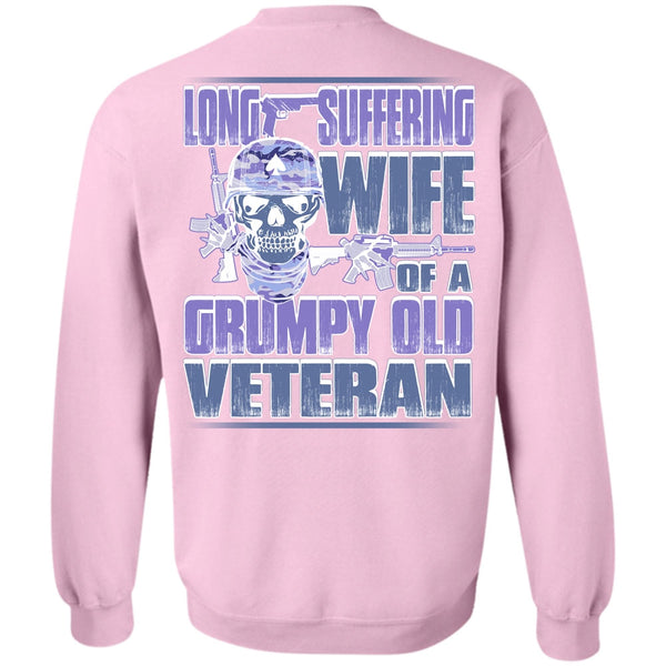 I Love Veteran T Shirt, Long Suffering Wife Sweatshirt
