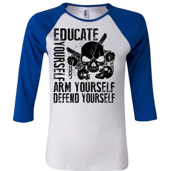 Educate Yourself Arm Yourself T Shirt, I Love Veteran T Shirt, Awesome T-Shirts