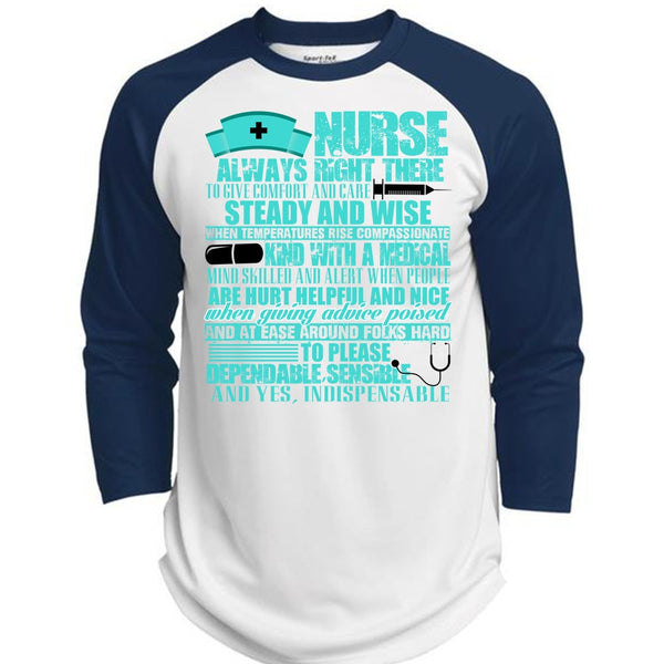 Nurse Always Right T Shirt, I Love Nurse T Shirt, Awesome T-Shirts  (Polyester Game Baseball Jersey)