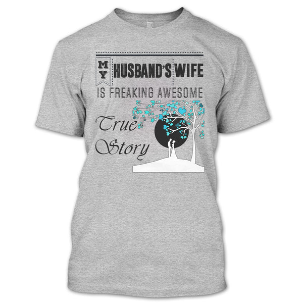 My Husband's Wife T Shirt, Coolest Wife T Shirt