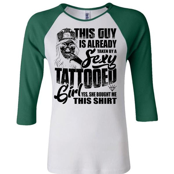 Taken By A Tattooed Girl T Shirt, I Love Tattooed T Shirt, Awesome T-Shirts