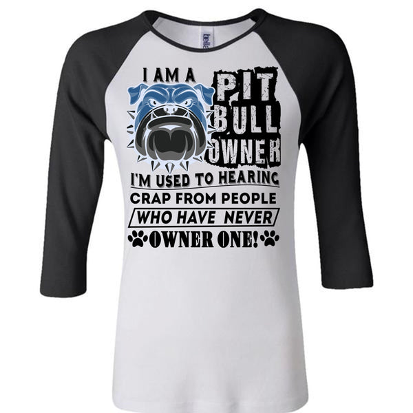 I Am A Pit Bull Owner T Shirt, I Love Dogs T Shirt, Awesome T-Shirts