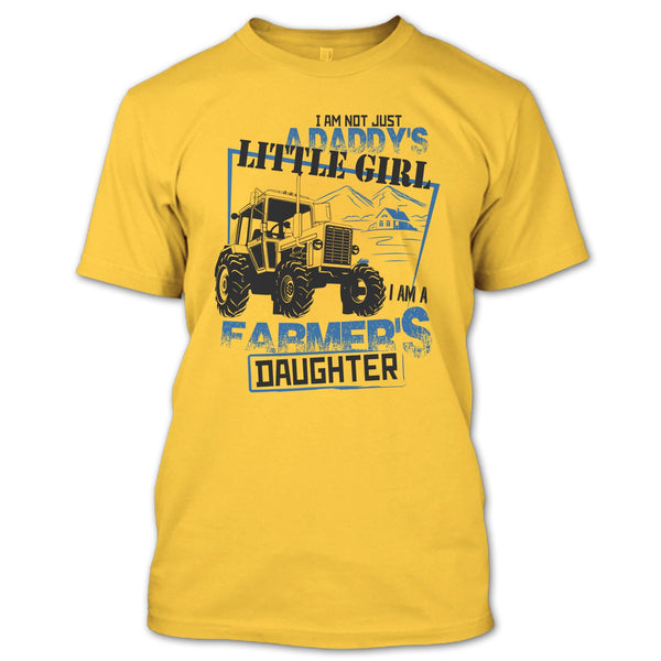 Just A Daddy's Littile Girl T Shirt, Coolest farmer's Girl T Shirt