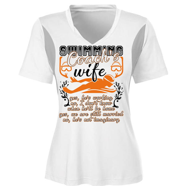 Swimming Coach's Wife T Shirt, I Love Swimming T Shirt, Awesome T-Shirts