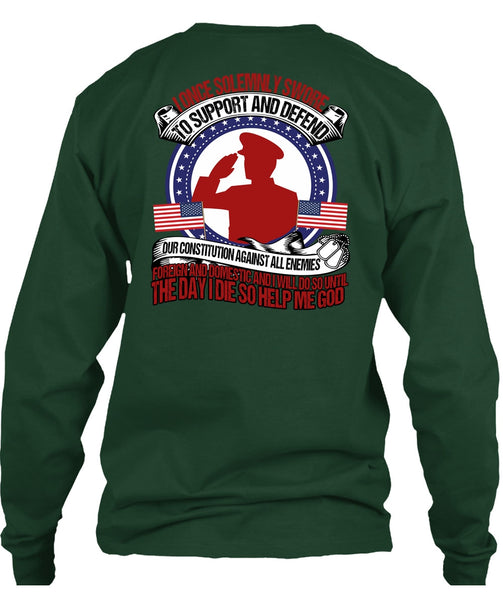 I Once Solemnly Swore T Shirt, Being A Veteran T Shirt