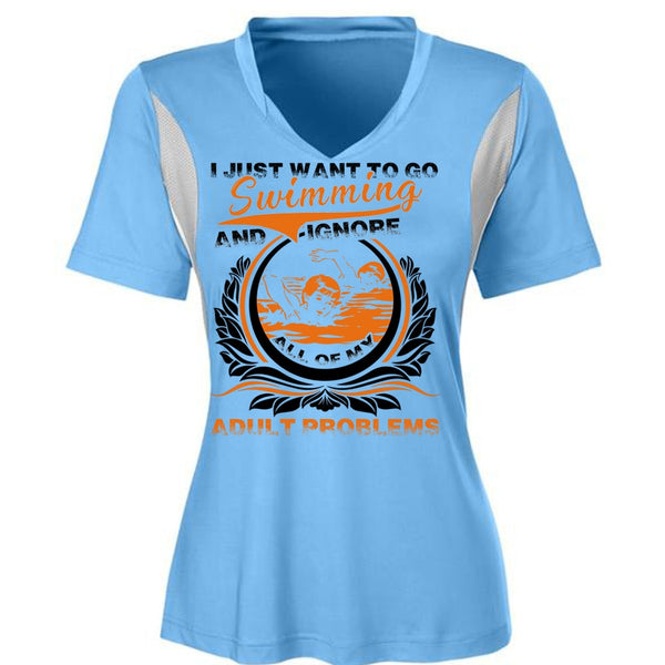 I Just Want To Go Swimming T Shirt, I Love Swimming T Shirt, Awesome T-Shirts
