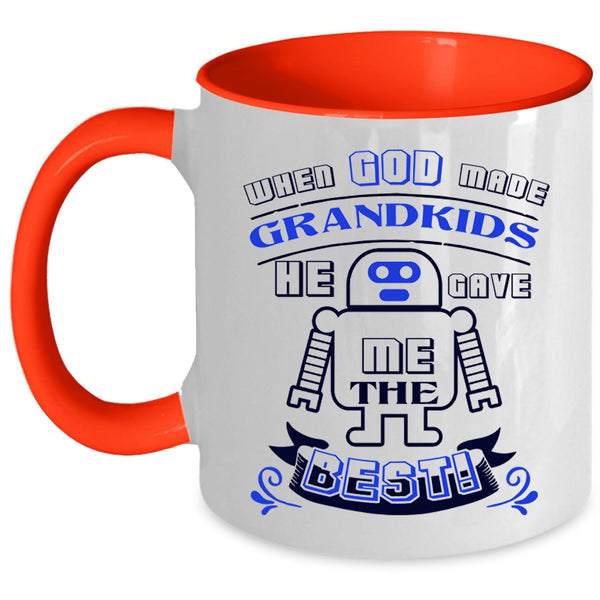 When God Made Grandkids Mug, He Gave Me The Best Cup