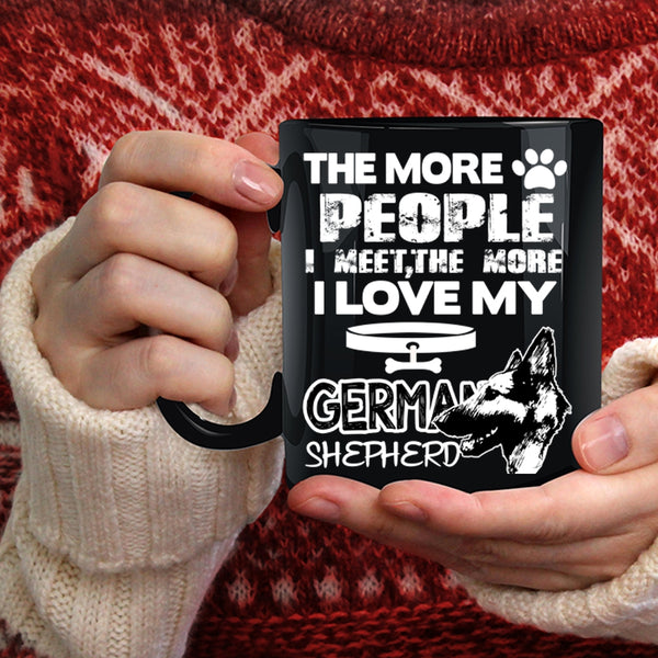 I Love My German Shepherd Coffee Mug, Dog Lovers Coffee Cup
