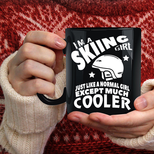 I'm A Skiing Girl Coffee Mug, Cool Gift For Skiing Girl Coffee Cup