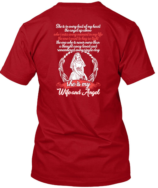 She Is My Wife And Angel T Shirt, Beat Of My Heart T Shirt