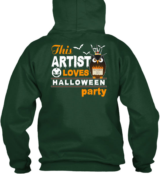 This Artist Loves Halloween Party T Shirt, I Love You Pumpkin T Shirt